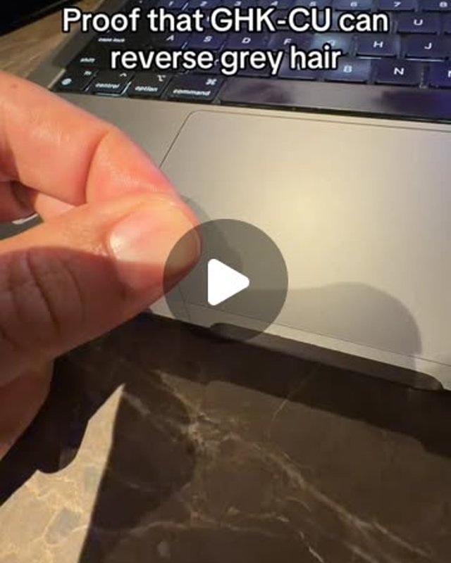 Instagram post by Juan C. Zuniga Jr.: GHK helps with grey hair