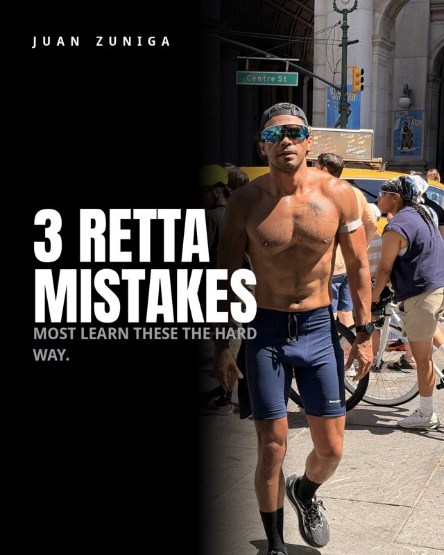 Instagram post by Juan C. Zuniga Jr.: 3 retta mistakes I see beginners make